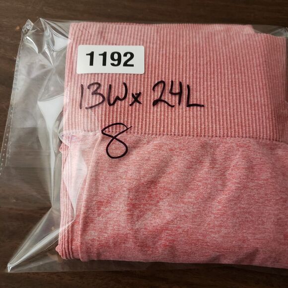 Gymshark Ombre Seamless Leggings Womens Small Pink High Waist Sporty Chic VSCO - Picture 7 of 7